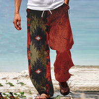 Oversized boho bukser til mænd i plus size-snit