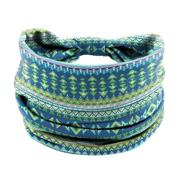 Boho bandana til mænd i en bohemisk sommerfarve