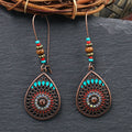 Pair of unisex boho hippie earrings for bold looks