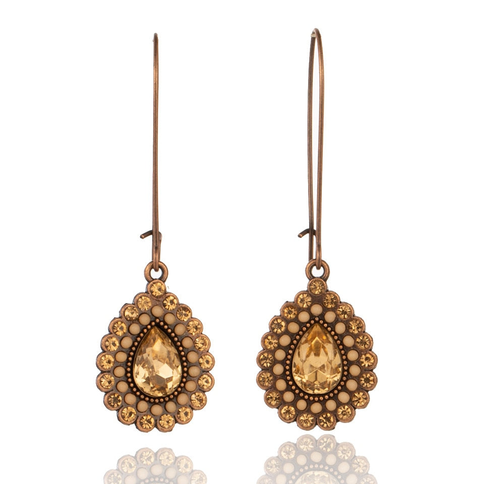 Hippie Dangle Earrings, Boho Style