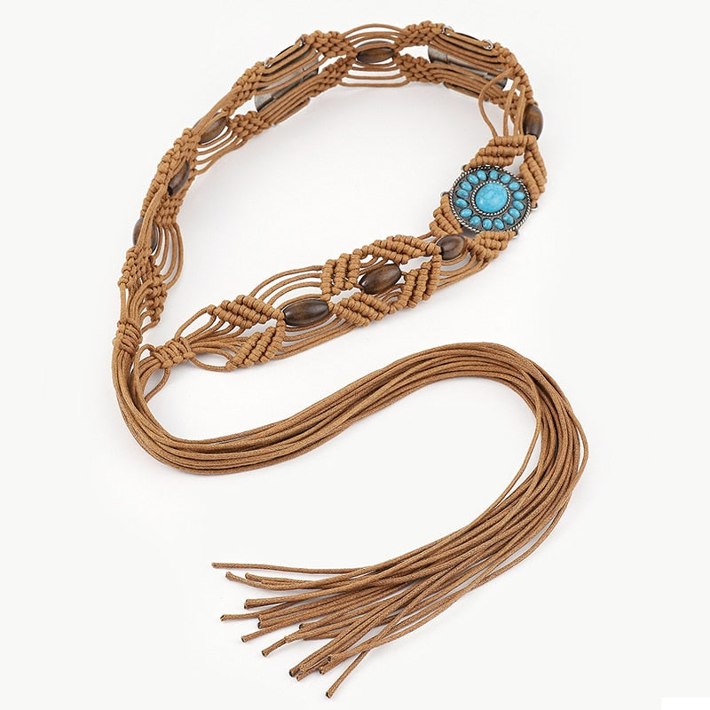 Bohemian hippie belt for a boho chic look