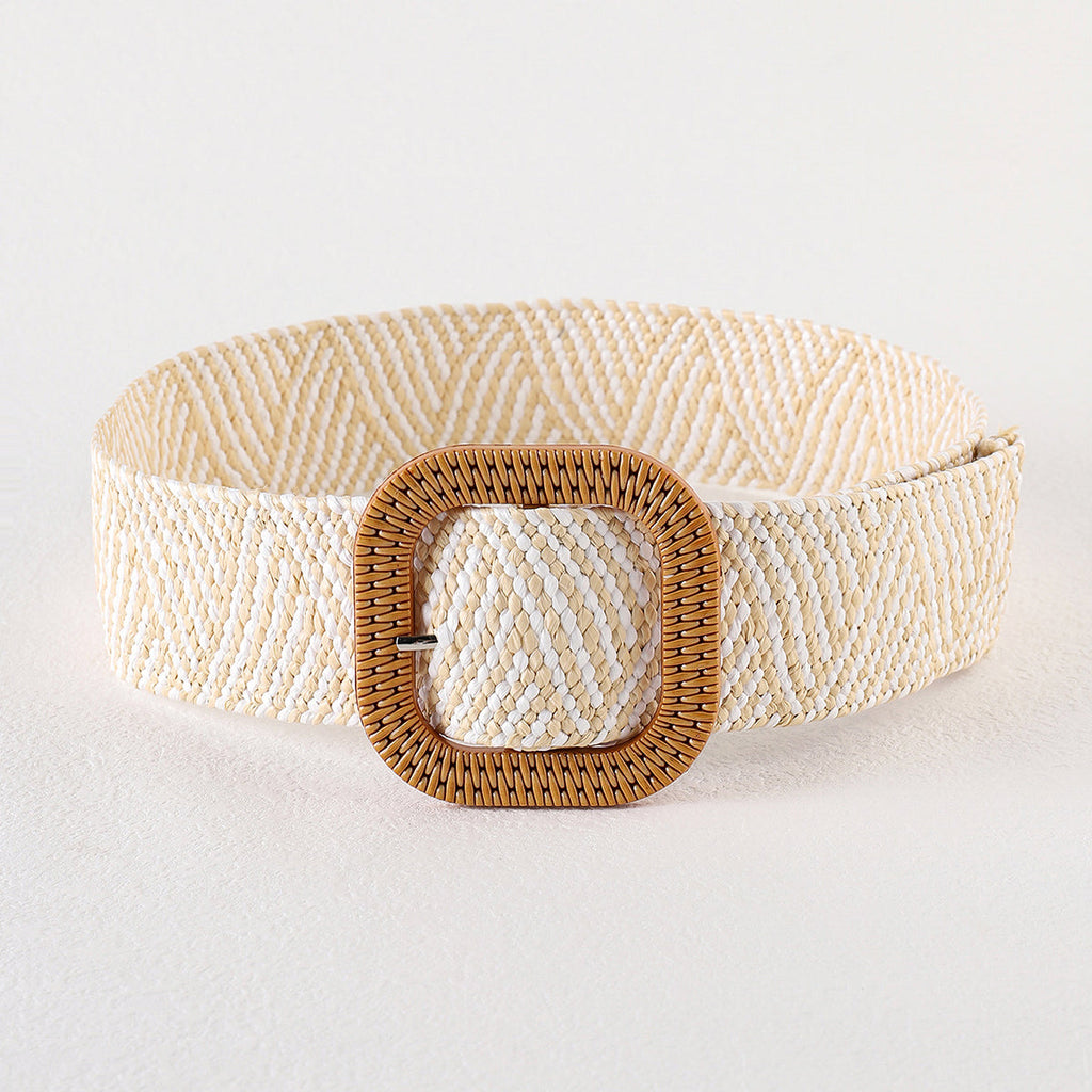 Leveä boho vyö 70-luvun vintage-tyylissä soljella