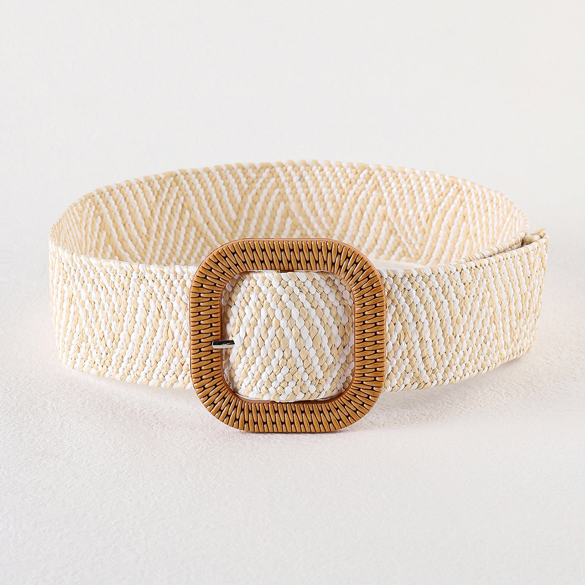 Leveä boho vyö 70-luvun vintage-tyylissä soljella
