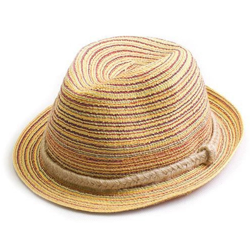 Boho bucket hat i blank satinvelour med stiv skygge