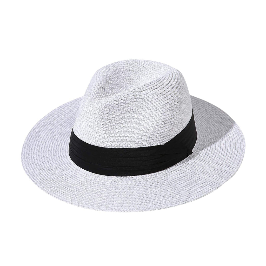 Witte hippie chique hoed voor heren voor een eigenzinnige look