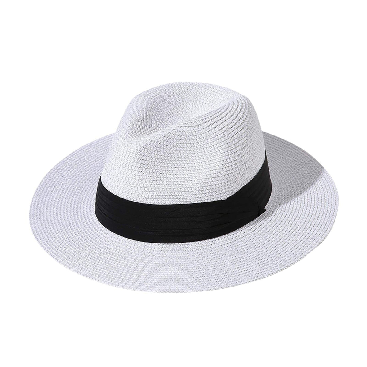 Witte hippie chique hoed voor heren voor een eigenzinnige look