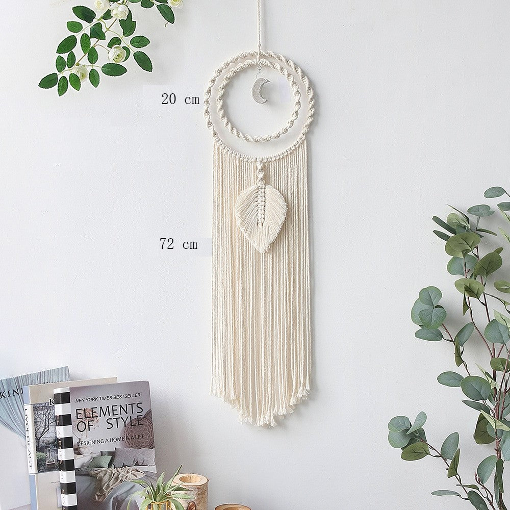 Hippie chic -olohuoneen boho-sisustus