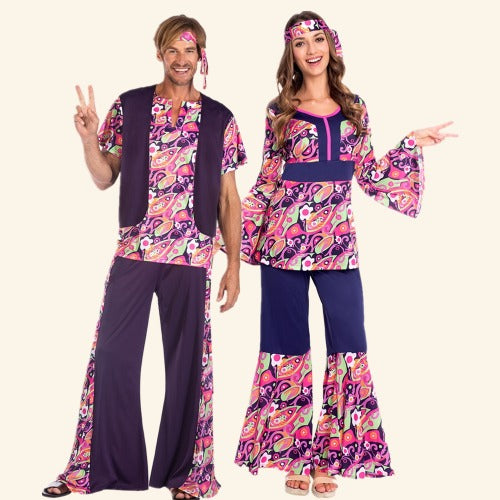 Hippie kostume fra 60'erne