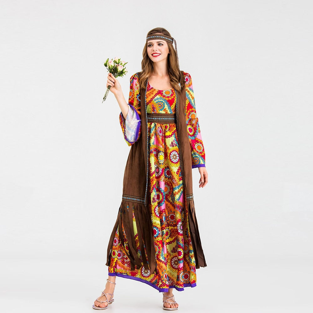 Disfraz Hippie Mujer Flower Power