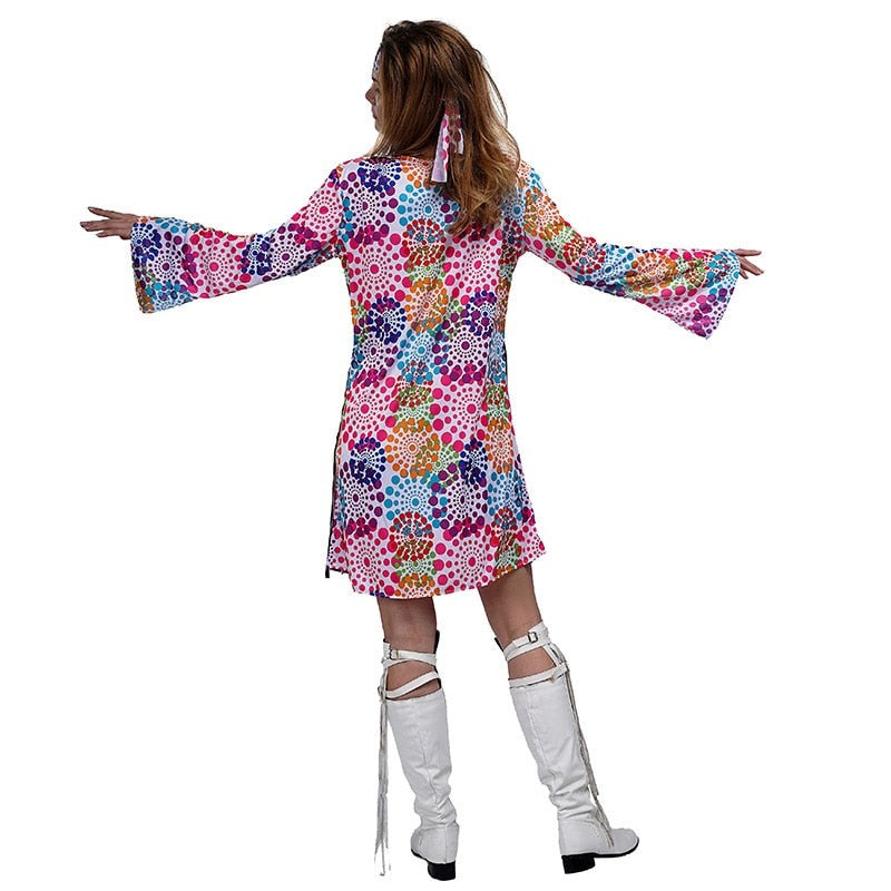 Womens Mandala Fringe Vest Hippie Costume