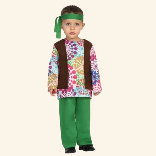 Hippiasu pojalle, koko setti päällä