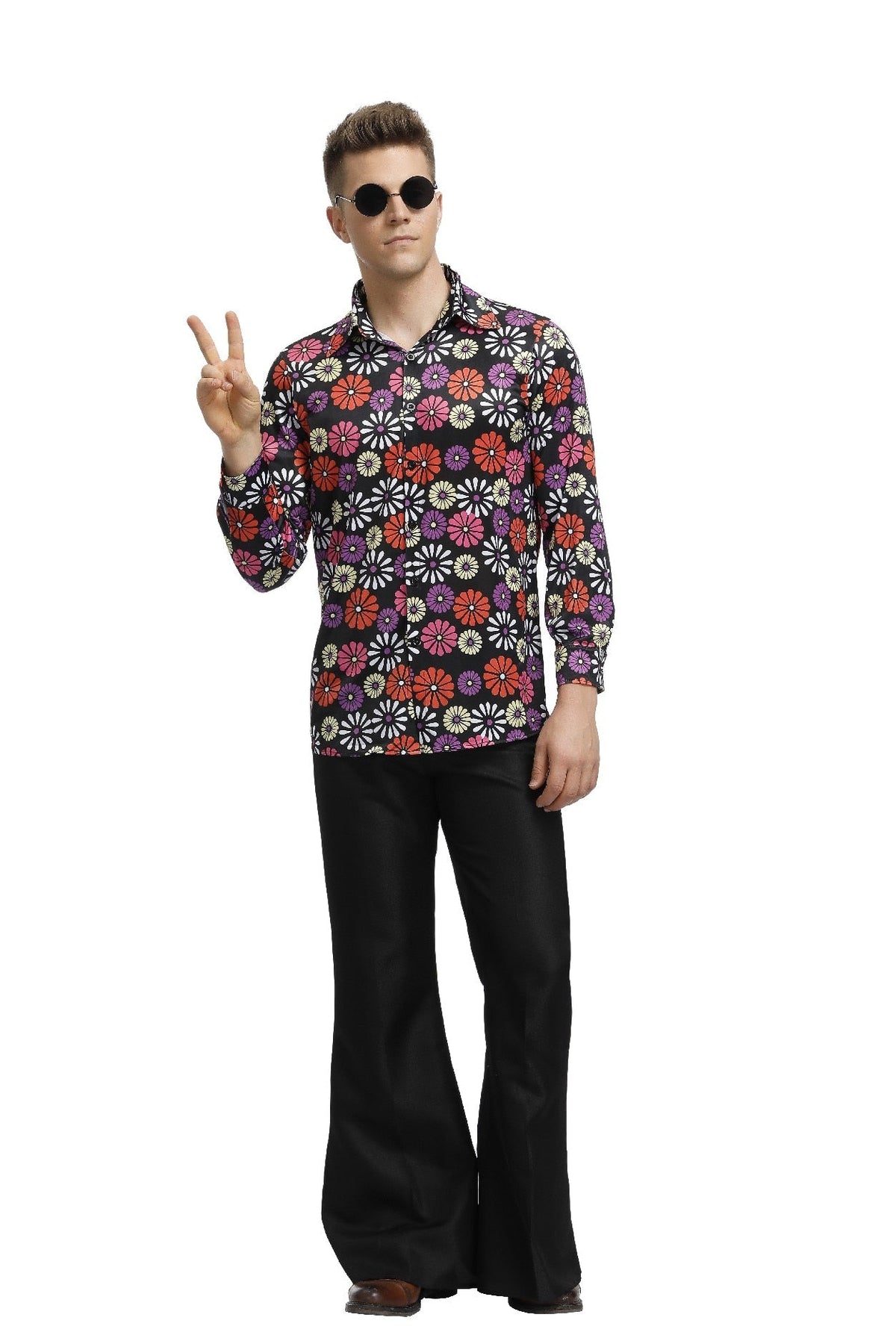 Couples Flower Power 70s Hippie Costume