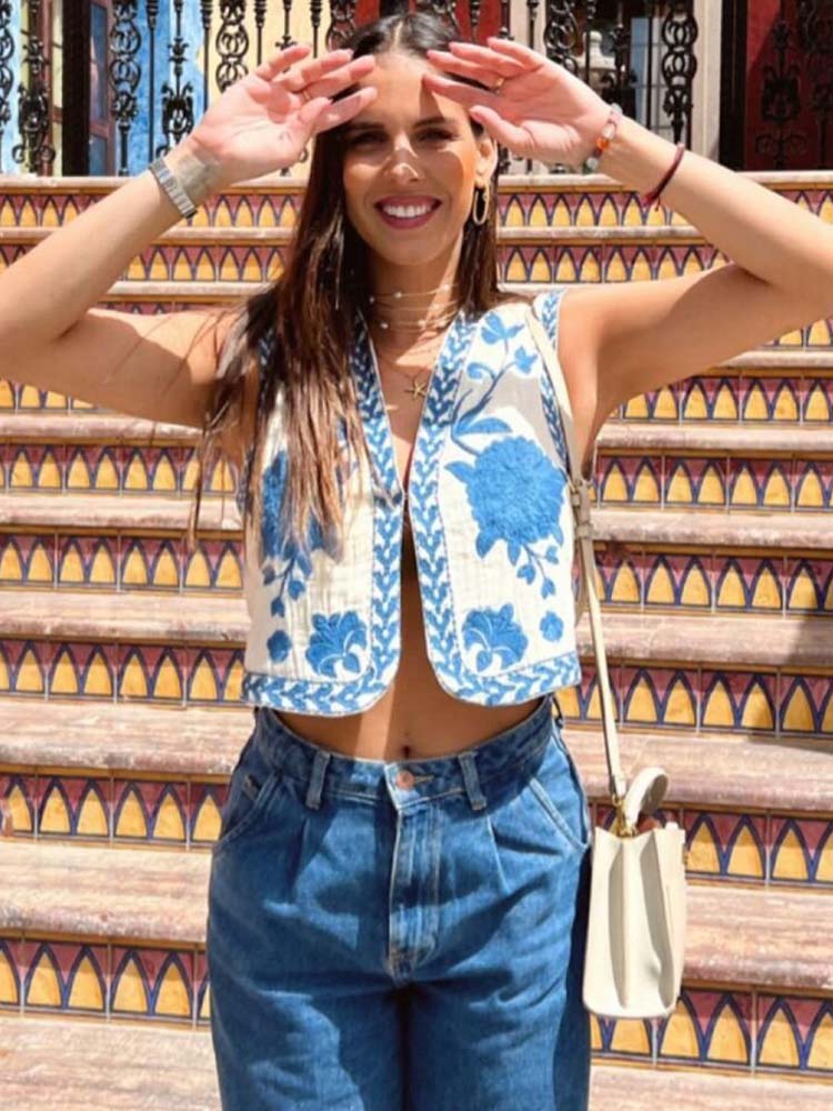 Chaleco Hippie Vintage