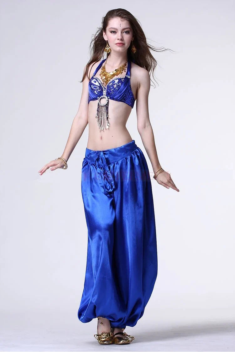 Satin Harem Pants