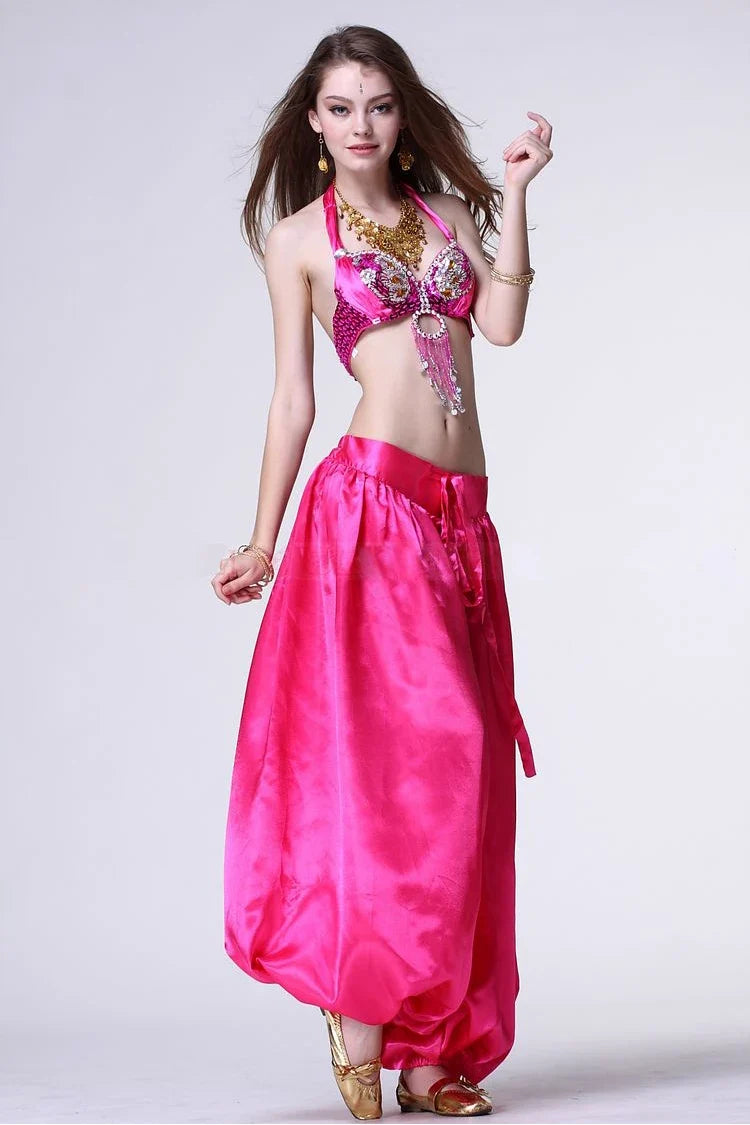 Satin Harem Pants