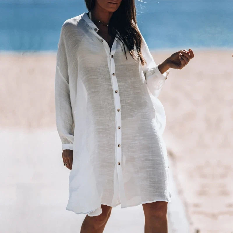 Nylon Shirt Swimsuit Cover Up