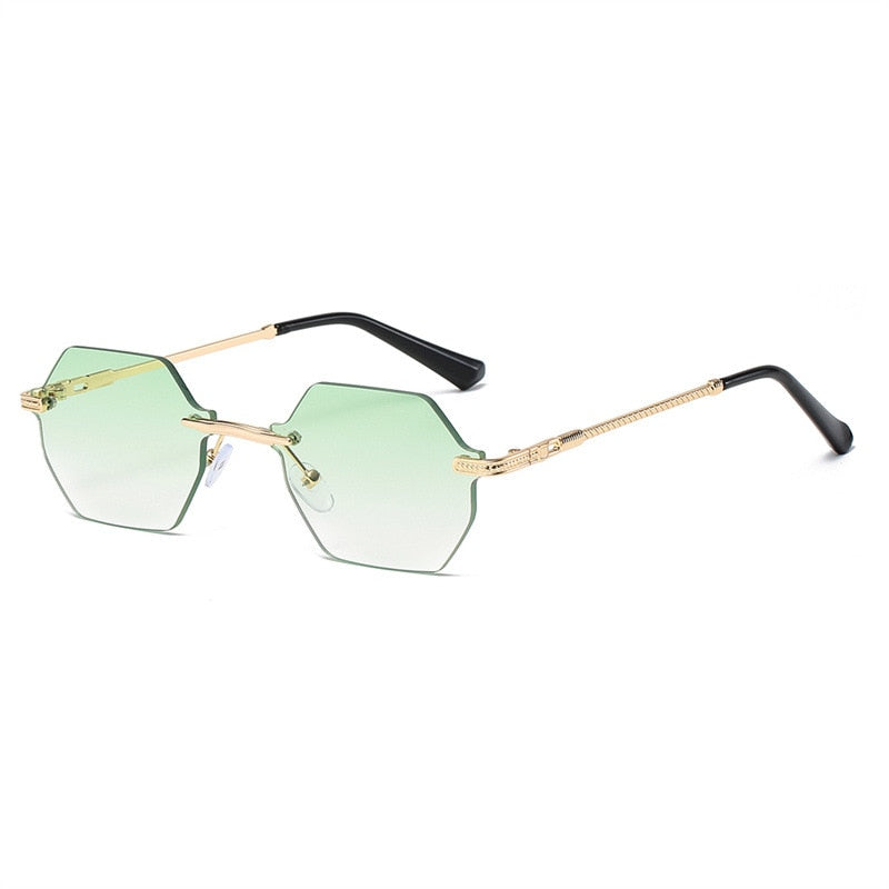 Runde Hippie Sonnenbrille für Herren mit Edelstahlrahmen