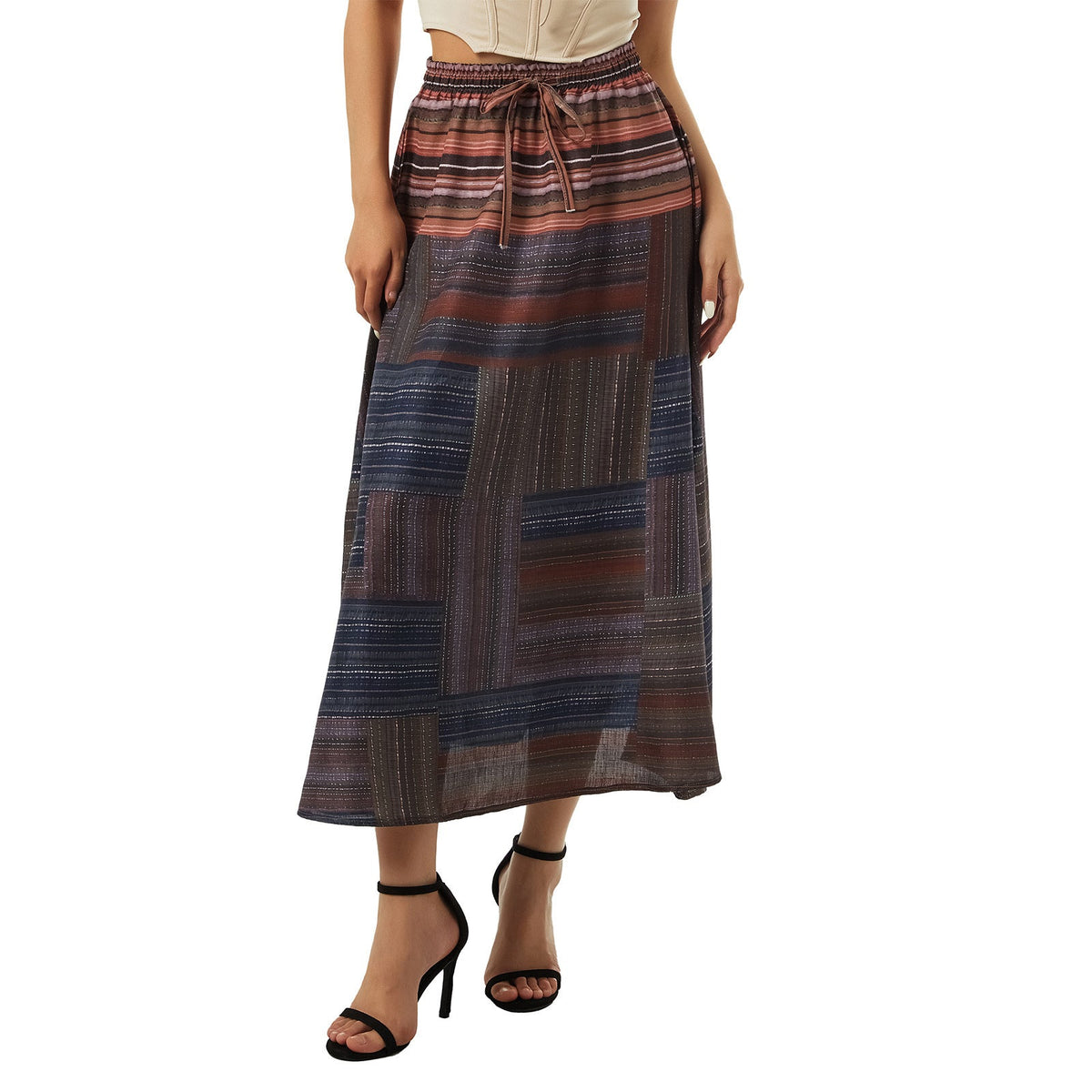 Tie-dye Boho-nederdel