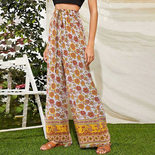 Boho Palazzohose – Afrikanischer Print