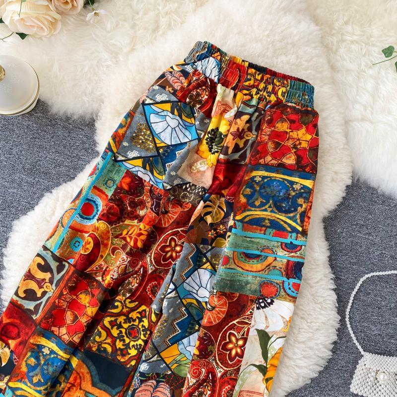 Boho Palazzohose – Bauschig, 7/8-Länge