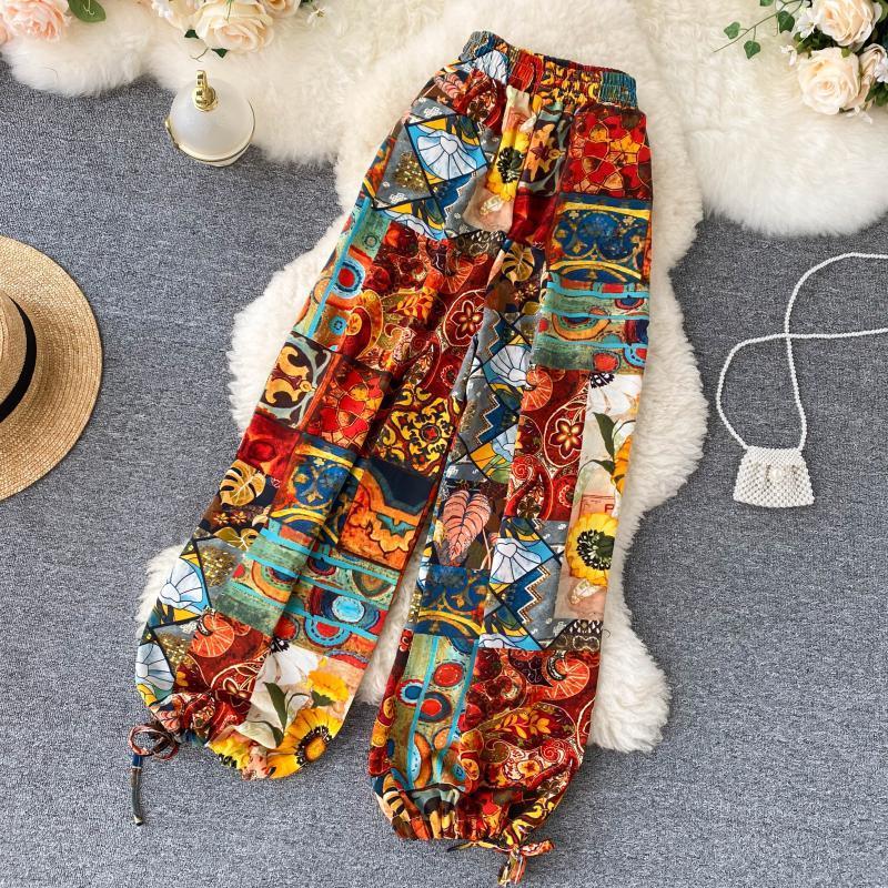 Boho Palazzohose – Bauschig, 7/8-Länge