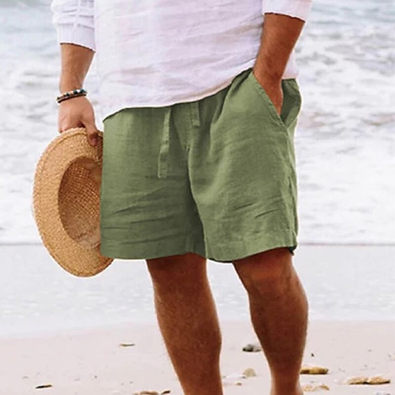 Mens Hippie Pants, Cropped Length