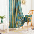 Hippie chic sheer cotton curtain panel for the home