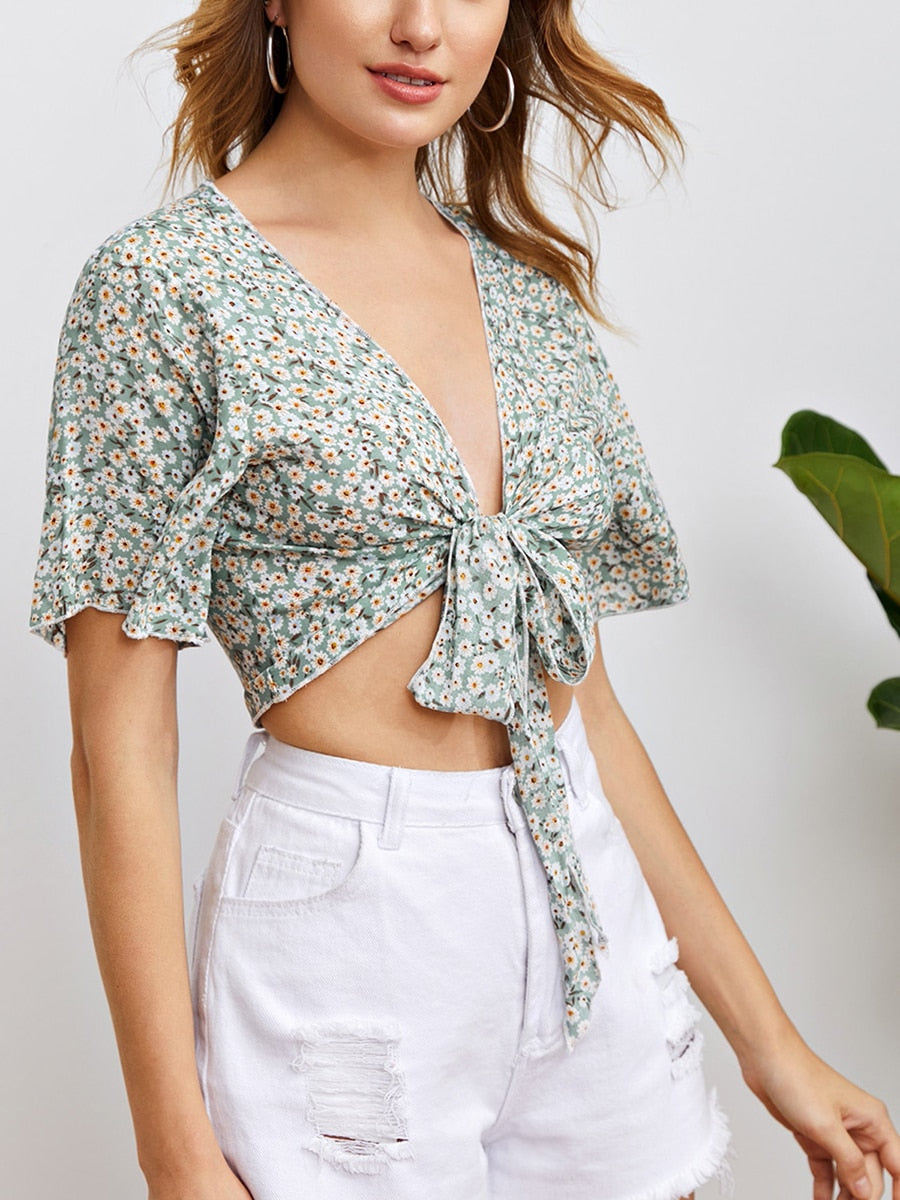 Boho top – Oversize 60'er-stil