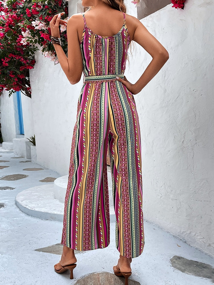 Boho Jumpsuit – 70s Hippie Chic