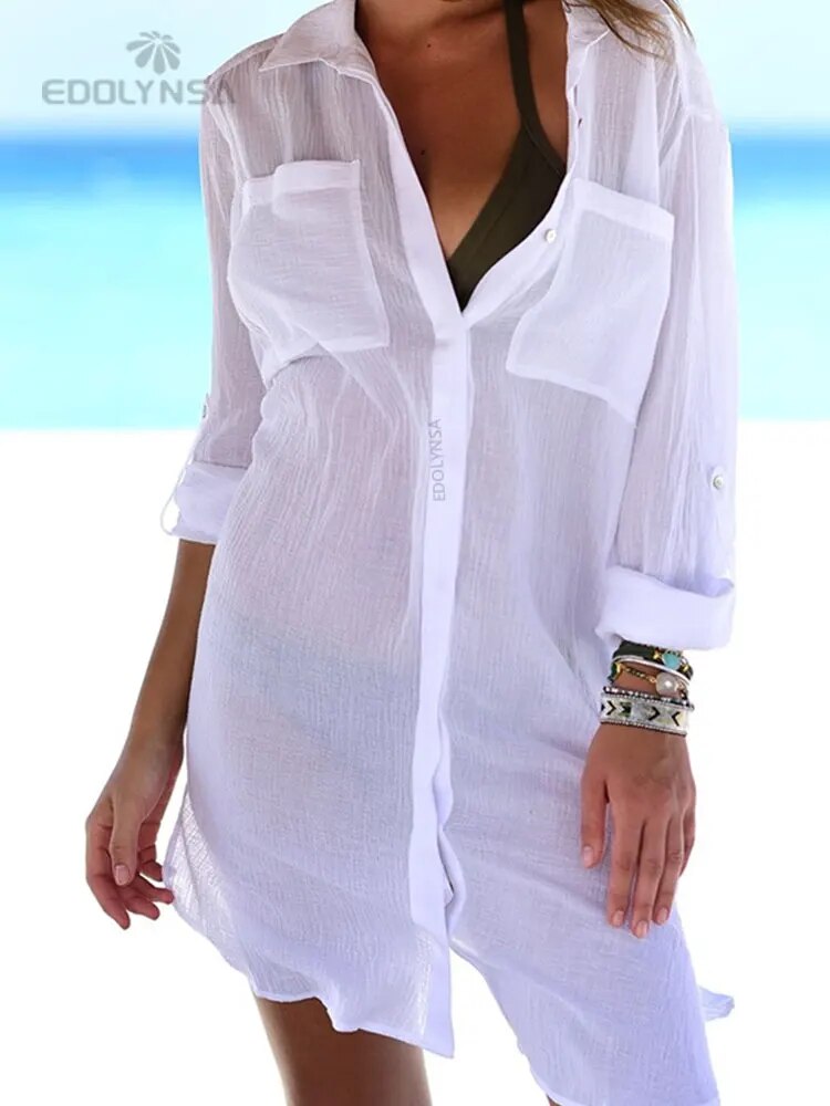 Nylon Shirt Swimsuit Cover Up