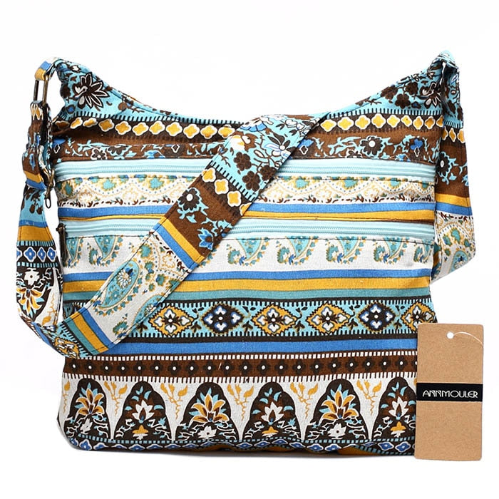 Hippie tas van canvas