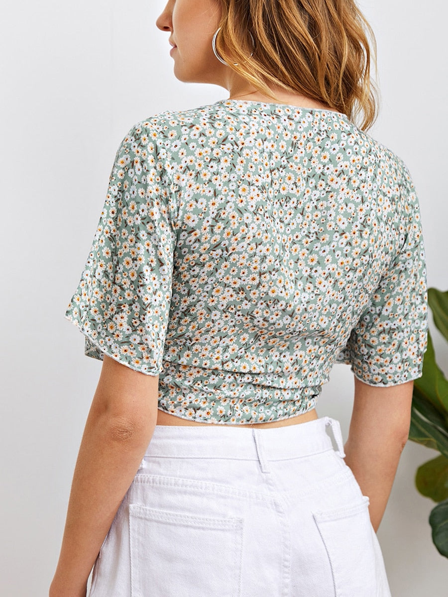 Boho top – Oversize 60'er-stil