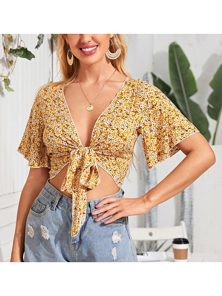 Boho top – Oversize 60'er-stil