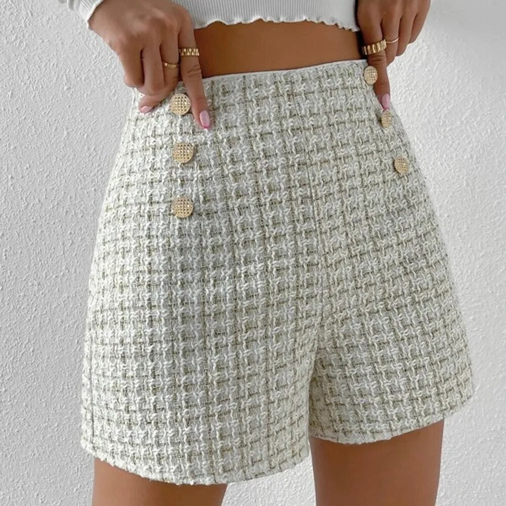 Winter-Boho-Shorts für Damen