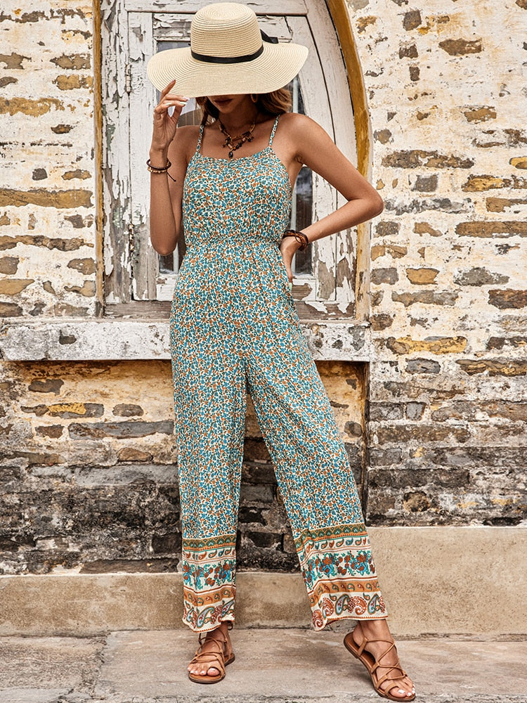Strappy Hippie Jumpsuit