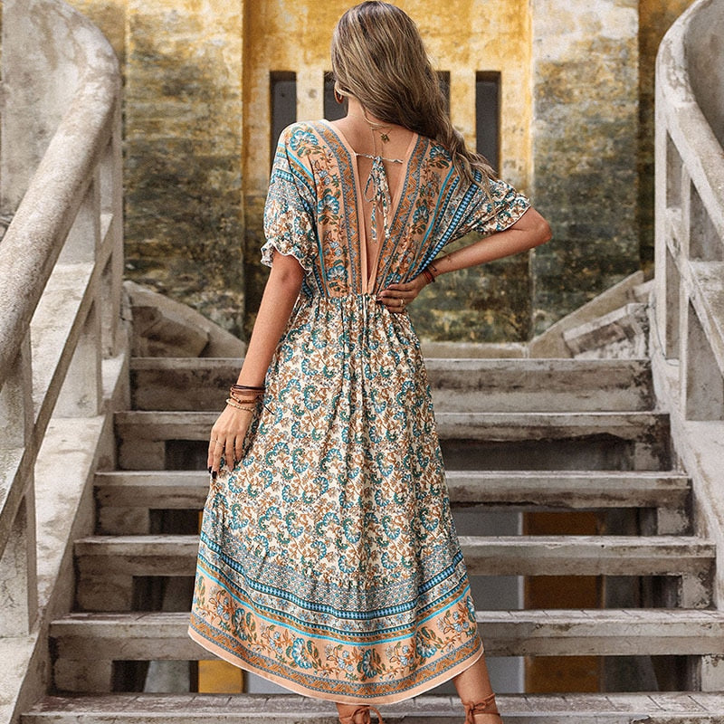 Boho festivaloutfit