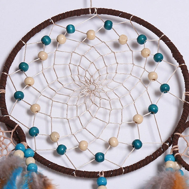 Tree of Life Boho Dream Catcher · Turquoise