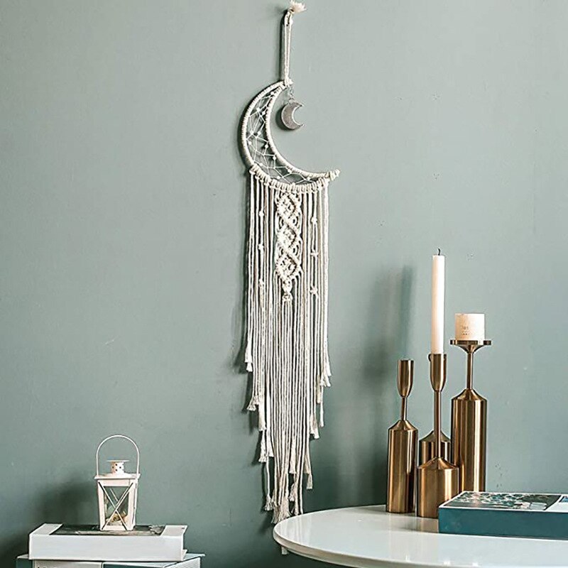 Moon Macrame Dream Catcher