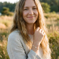 Schitterende boho armband met klavertjes en zirkonia