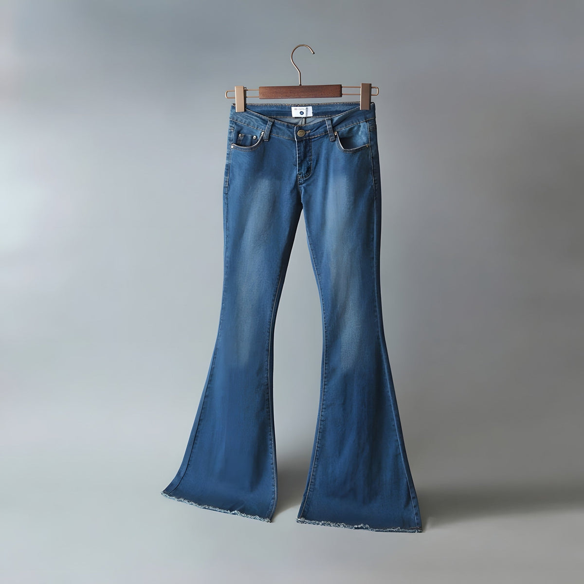 Womens Blue Bell Bottom Pants · 70s Style