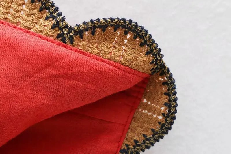 Chaleco Boho de Terciopelo Bordado